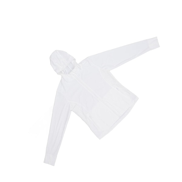 Solskyddande jacka långärmad andningsbar lätt UV-block sommar solskydd hoodie för utomhus L