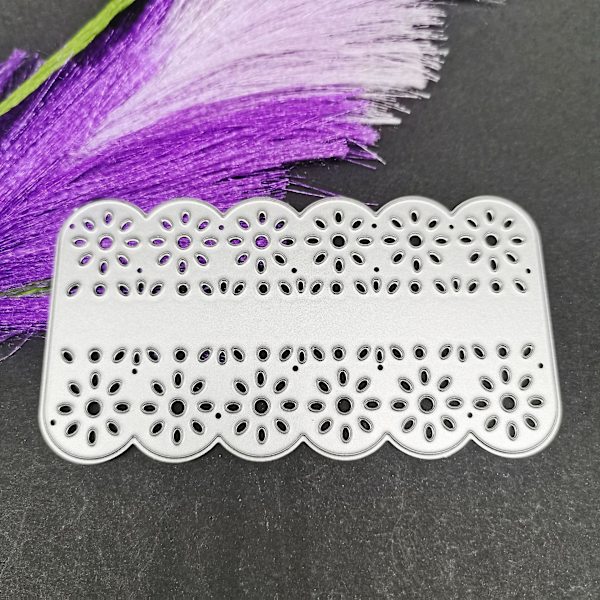 Blomsterblonder Metallstans - DIY Scrapbooking Embossing Stenciler for Kortlaging og Albumdekorasjon