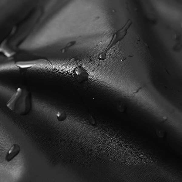 Elastisk Hovedgavlbetræk - Dyb Kaffe, Kunstlæder/Stof Polstring, 150cm