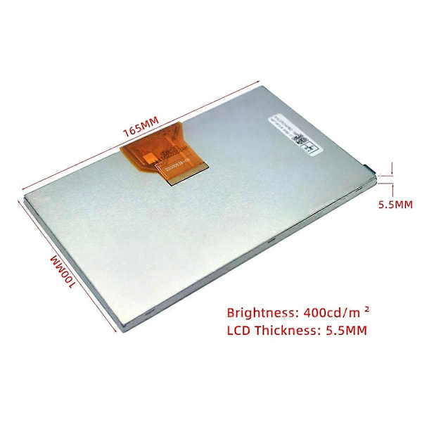 For AT070TN90 AT070TN92 V.X LCD-skjerm (tykkelse 5,5 mm LCD)