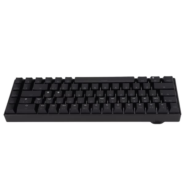 Tastatur 68 Taster Hvidt Lys Tre Tilstande Sort Mekanisk Tastatur til Windows til HarmonyOS til Android til IOS Sort Switch