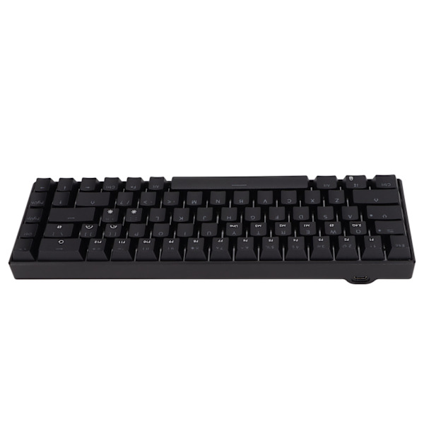 Tastatur 68 Taster Weißes Licht Drei Modi Schwarze Mechanische Tastatur für Windows für HarmonyOS für Android für IOS Schwarzer Schalter