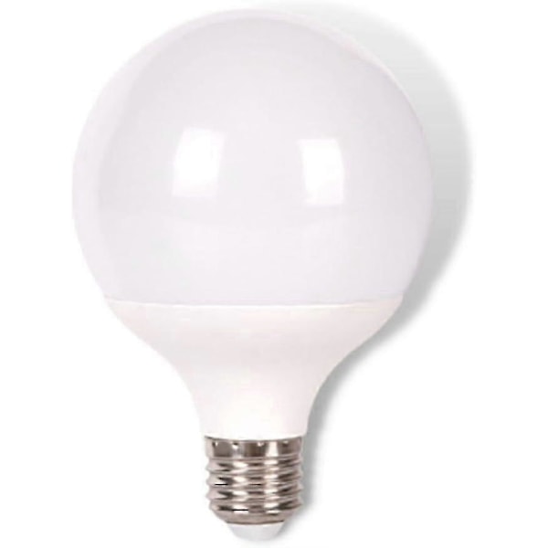E27 sfärisk LED-lampa, G95-lampa, 15W 6500K kallvitt ljus ligh_SZXM