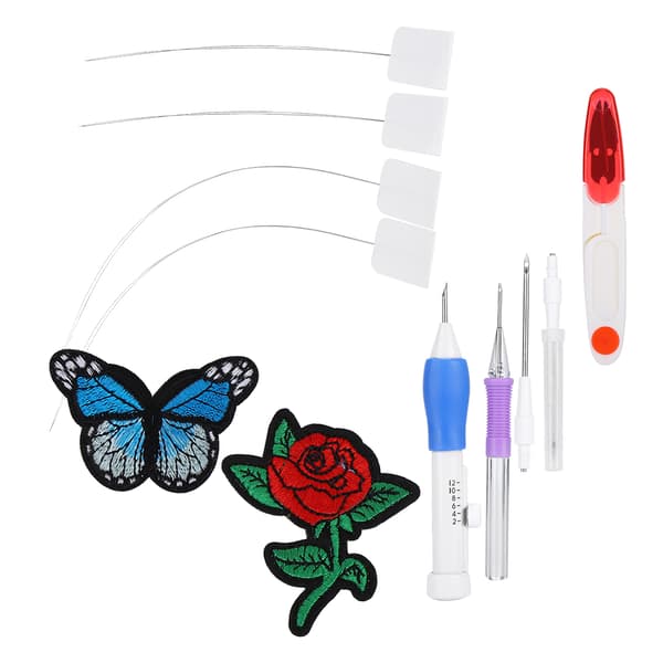 Tuftausneulasetti Kirjontatyökalusarja TPR-kahva DIY-ompelulanganvetolaite