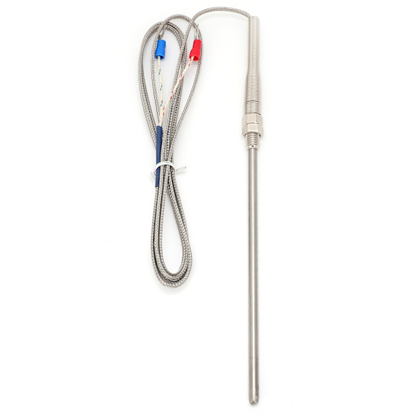 5,9 tommer K-type føler termoelement præcis 0-800°C temperaturtest rustfrit stål M8 gevind