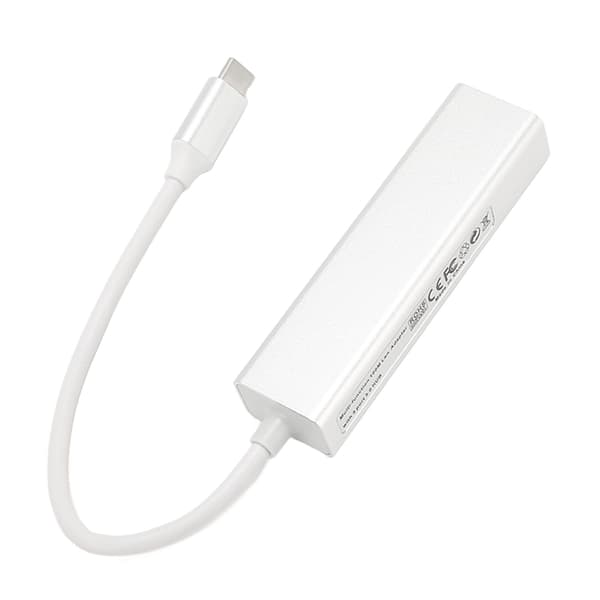 USB C Adapter Professionell Höghastighetsdataöverföring Kompakt RJ45 Dockningsstation för USB C-enheter