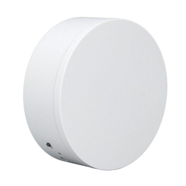 Vit automatisk 360° roterande display-snurrplatta 3KG lastbärande elektrisk display-snurrplatta stativ för butik diameter 13cm/5in