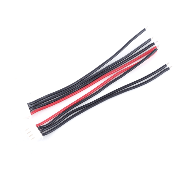 10 stk. 10 cm 22AWG 2-6S balanceopladerstik Silikonekabeladapterstik