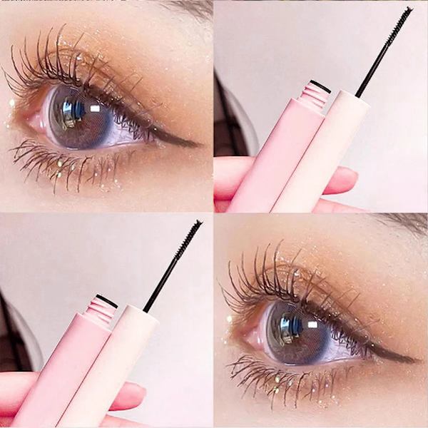 Cosmetics Mascara Vedenpitävä pitkäkestoinen volyymia antava ripsiväri Smudgeproof Makeup Mascara