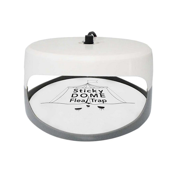 Elektrisk Sticky Flea Killer Rundflugor Trap Lamp Giftfri loppfälla för hemmet