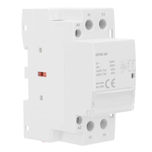 Modulær kontaktor Bærbar elektronisk komponentmodul erstatning GYHC-63 2NC 50Hz 2P