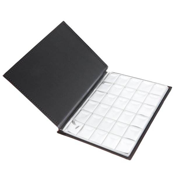 250 lommer 10 sider World Coin Opbevaring Mappe Album Pengeopsamlingsholder Bog Rød