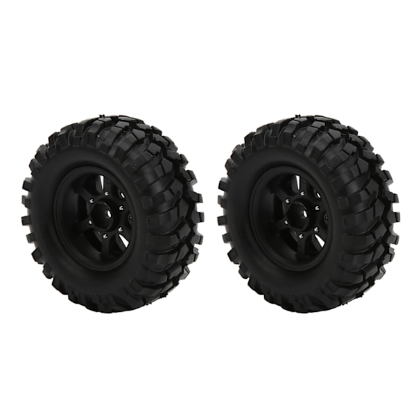 2 kpl 1,9 tuuman 96 mm:n kumirenkaat alumiinivanteilla Axial SCX10 1/10 RC-mallinnuksille musta