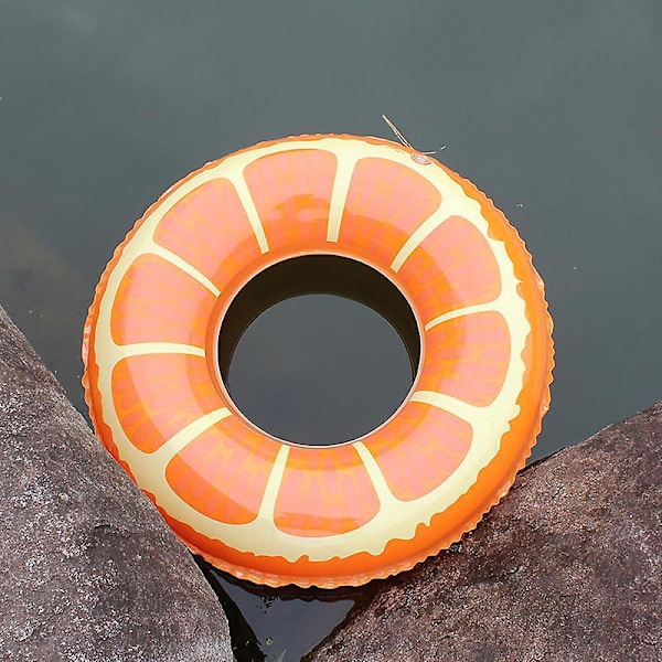 Frukt Uppblåsbar Pool Float Badring Sommar Rolig Leksak för Barn