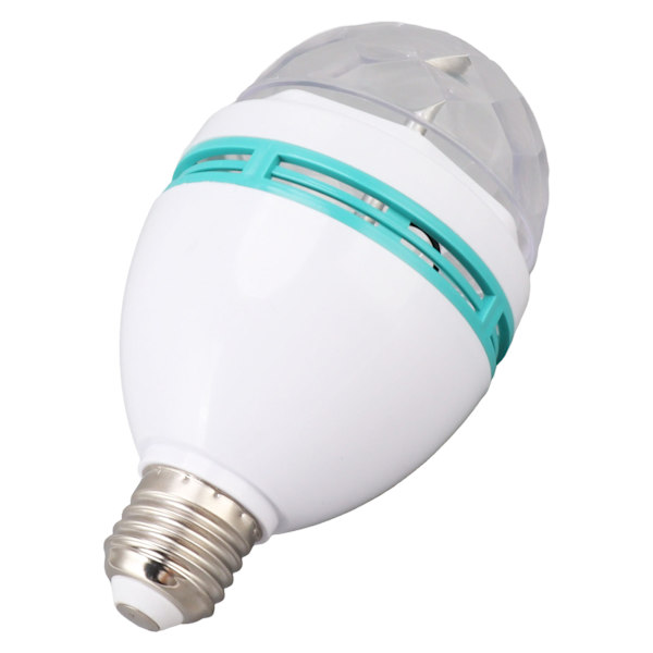 Dansende lyspære E26 sokkel RGB automatisk skiftende sikker stabil ABS PC roterende lyspære for fest bar bryllup 85‑260V