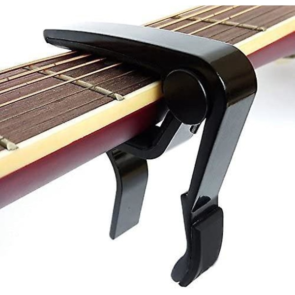 Gitar Stemme Klips for Akustiske og Elektriske Gitarer Svart Metall Design