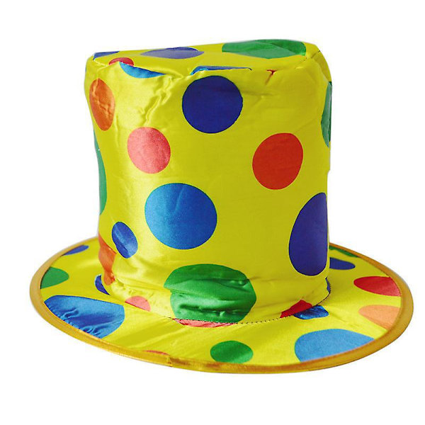 Polka Dot Clown Hat - Sjov og Festlig Clown Kostume Tilbehør