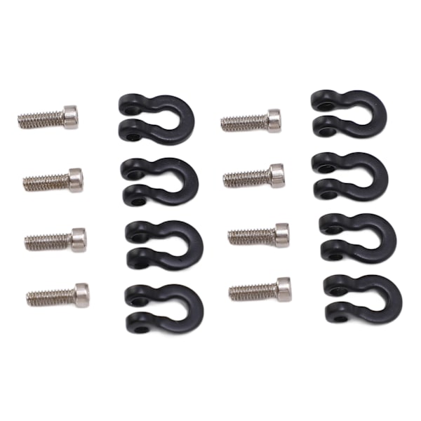 8 kpl metallinen etupuskurin perävaunun koukku 1/24 RC-auton vetokoukun lisävarusteeseen