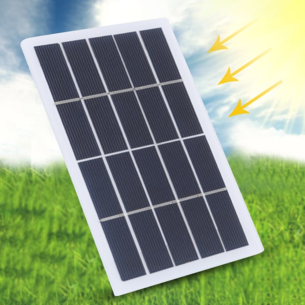 Utendørs bærbar 2W 5V polykrystall solcellepanel laminert brett solkomponent gjør-det-selv-lader