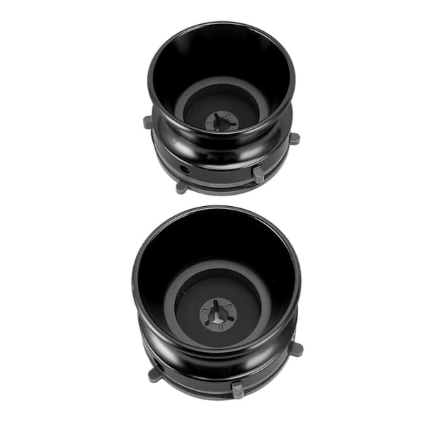 1/4 10 tommer Åbner Poleret Aluminium Legering Universal Indlæsningsenhed NAB Hub Adapter til Studer ReVox til Akai til Teac 2 stk Sort