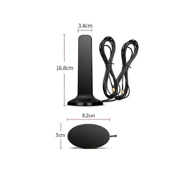 Gsm 4g 5g Antenne 600-6000mhz 12dbi Høy Gain Omni Magnetisk Base Antenne Kompatibel med Cpe (ts9)-QQ