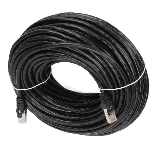 Cat 6 Ethernet-kabel EMI-skydd Låg returförlust 10 Gbps Höghastighets RJ 45-kontakt Internetsladd för PC 30 meter