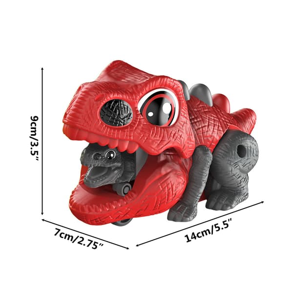 Dinosaurleker Katapult Trekk tilbake dinosaurbilleker Dinosaurspill Bursdagsgaver til barn