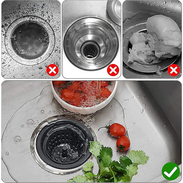 Dome Drain Protector för Dusch och Badkar - Förebygger Igensättning och Fångar Hår