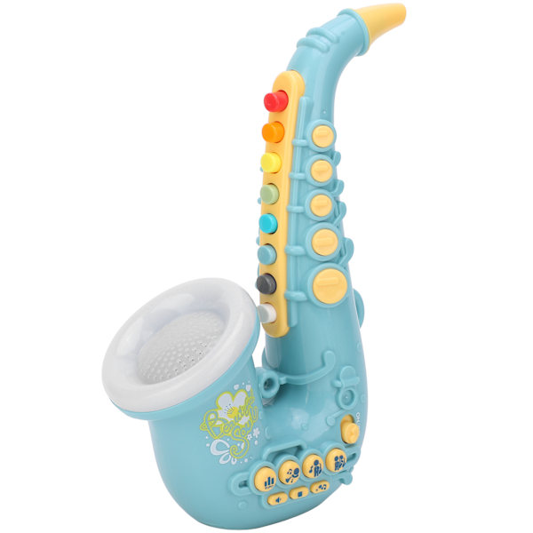 Saxofon Simulering Instrument Musikalsk Legetøj Pædagogisk Børn Børn Legetøj GaveBlå