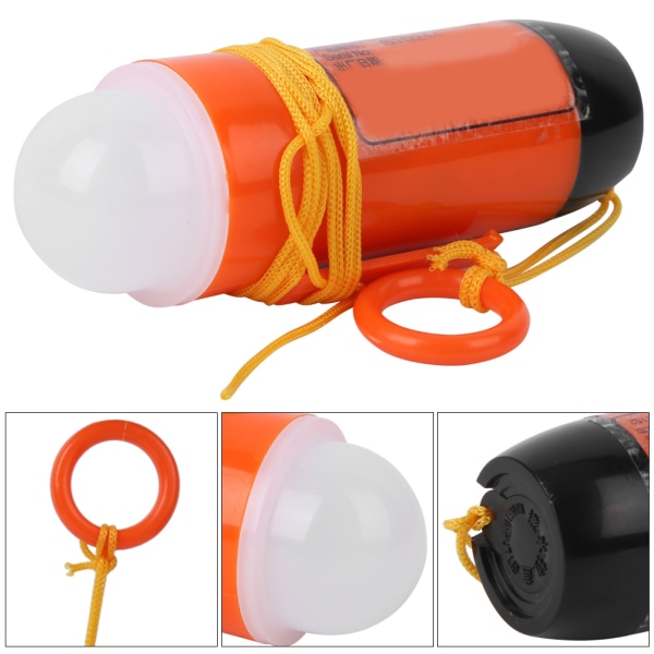 Kompakt litiumbatteri flytväst ljuslampa Livräddningsutrustning för båtbruk