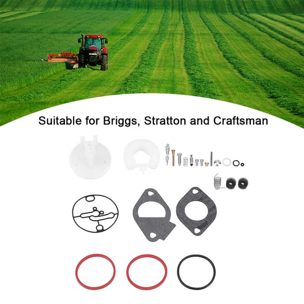 Robust holdbart metal karburator reparationssæt til Briggs Stratton Craftsman