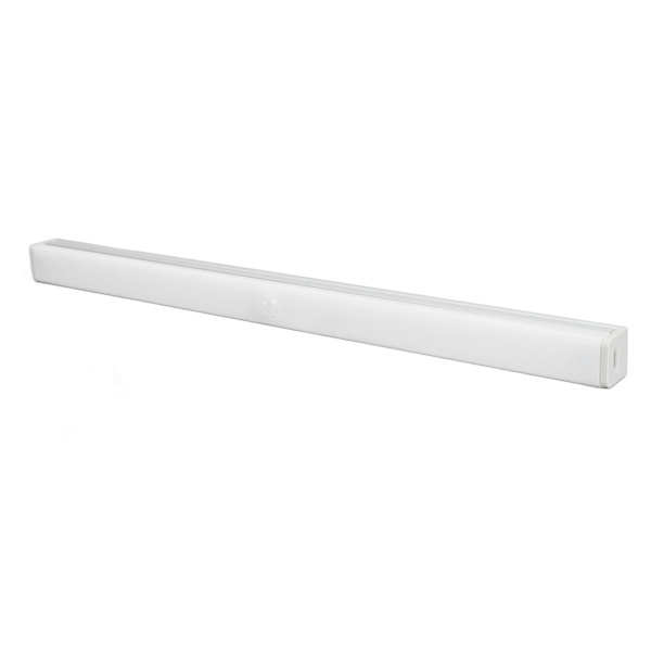 Rörlig sensorljuslist, uppladdningsbar, varmt ljus, magnetisk, sladdlös LED-lampa för garderobsskåp