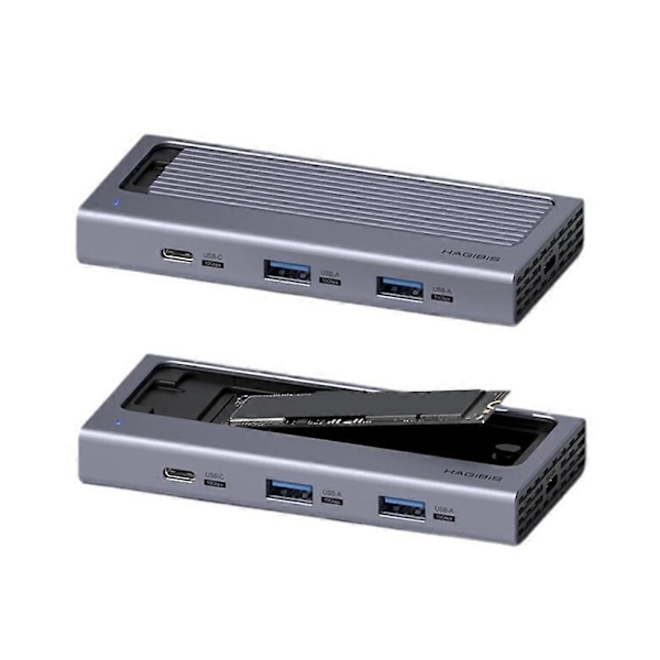 M.2 SSD-kapsling Magnetiskt lock Extern hårddiskväska