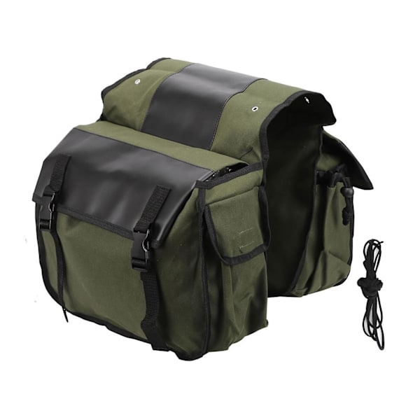Cykel Sidetasker Canvas Cykel Pendler Taske Sadel Tasker Stor Kapacitet Cykel Bagagebærer til Udendørs Brug