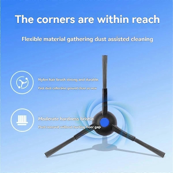 21 stk. reservedele til Ecovacs X8 PRO X8 PLUS AI støvsuger som vist