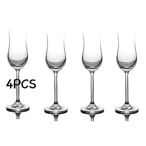 Tulip Glass Copita Nosing Glass Set (4 stk, 100 ml) - Gratis frakt