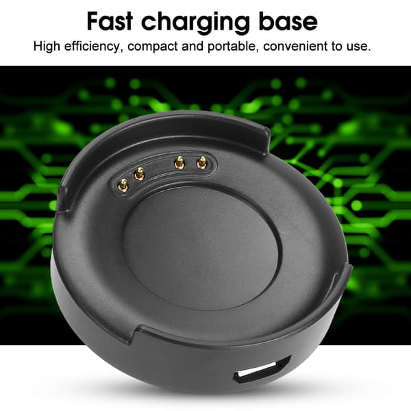 Bærbar opladningsbase dock med 1m/3.3ft datakabeloplader til Honor S1 Smartwatch