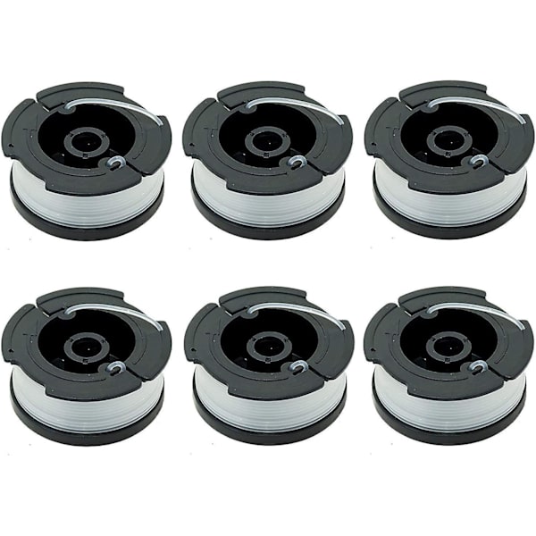 6-pakke spoler til Black Decker-trimmere - A6481 A6485