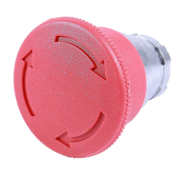 22mm NC Rød Soppformet Nødstopp Trykknappbryter 600V 10A ZB2-BE102C