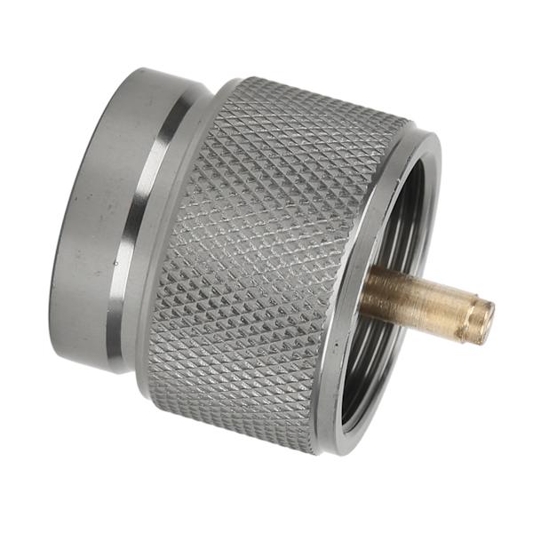 US Standard Propan Komfur Tank Refill Adapter Brænder Converter med automatisk afbrydelse af gas