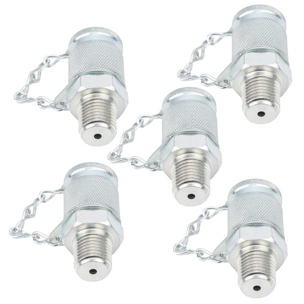 5 stk. hydraulisk testadapter gjenge testkobling koblinger trykkmåling PT/PPTZG1/4in