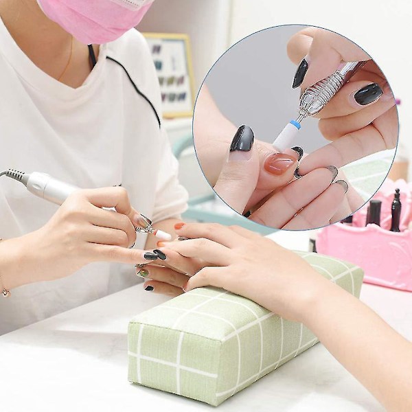 7 st Keramiska Nagelborr Set - Karbid Nagelborr Roterande Fräsar För Elektrisk Manikyr Pedikyr Nagelfil Maskin