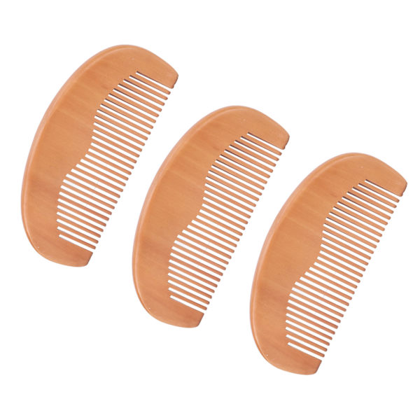 3 stk Trækam Professionel Hjemmesalon Bærbar Ergonomisk Detangling Hair Kam til Hårstyling