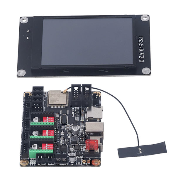 Lasergraveringsmaskin Kit Desktop Engraver Universal 3.5in Display Monitor för DIY Touch Screen med 12-24VDC Kontrollkort