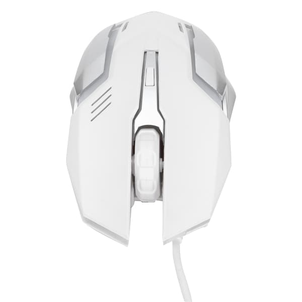Kablet mus USB-port Gaming Kontor Virksomhed Lysende Optisk Computertilbehør Hvid