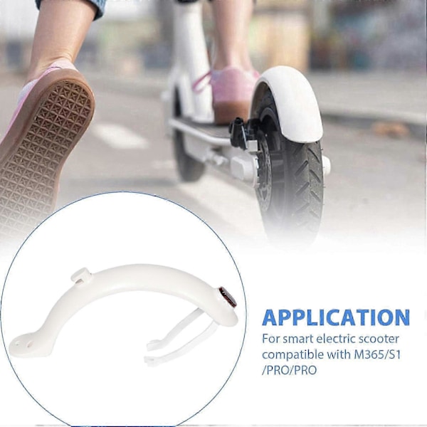 Elektrisk sparkcykel bakskärm med bromsljus kompatibel med M365 S1 PRO