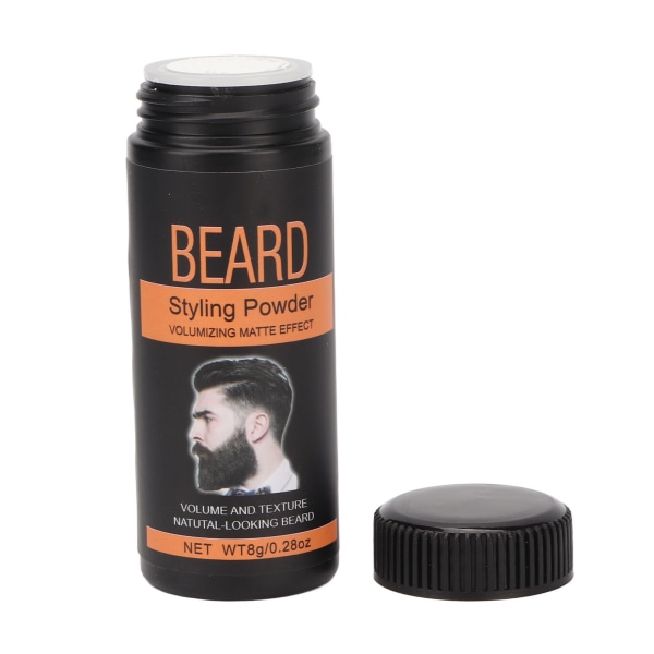 Beard Fluffing Powder Lett volumgivende Mattifying Beard Styling Powder for menn, menn