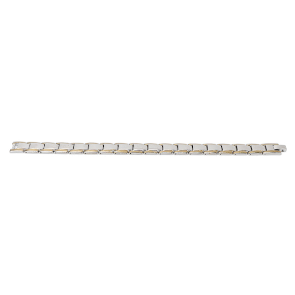 Titanium Stål Magnet Armbånd Mænd Kvinder Moderigtigt Magnetisk Terapi Armbånd Smykker Gave til Fest (Sølv Guld)