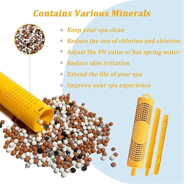 Spa Mineral Stick för Badtunna Tillbehör, Spa Badtunna Mineral Stick, 2 st
