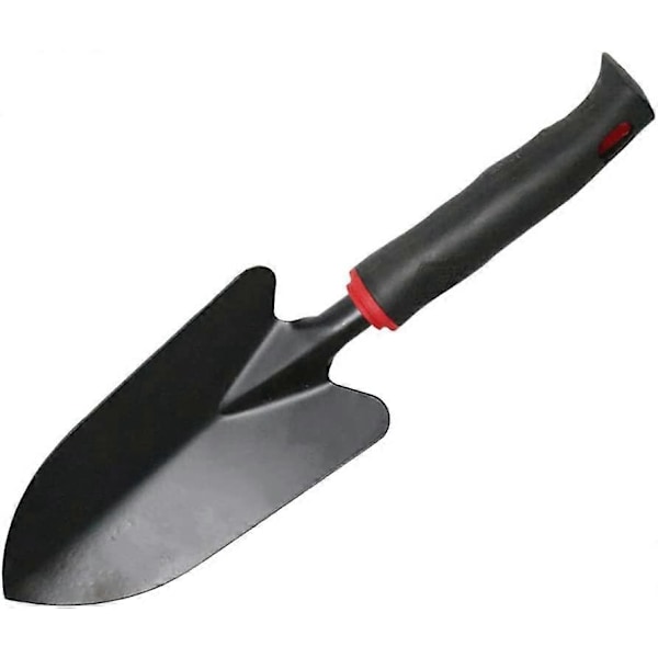 Hagespade for hagearbeid, lett å holde, liten jernspade med sklisikkert håndtak, hagehåndsparkel for planting, omplanting